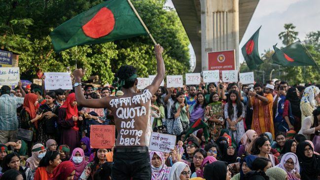 Bangladesh student protest reason