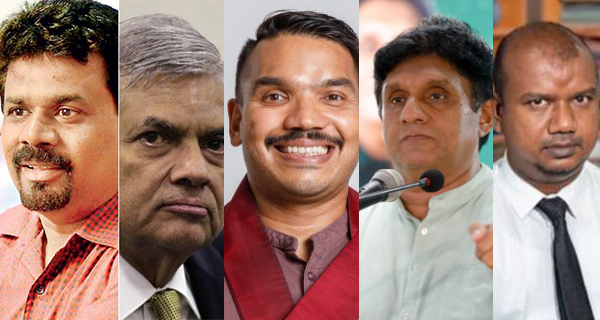 2024 presidential election ranil sajith anura namal nuwan