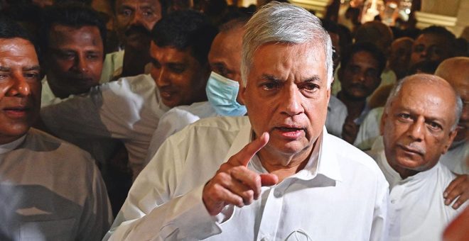 The problem is the economy, but the answer is Ranil