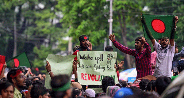 Protests again in Bangladesh against the proposal to amend the national anthem