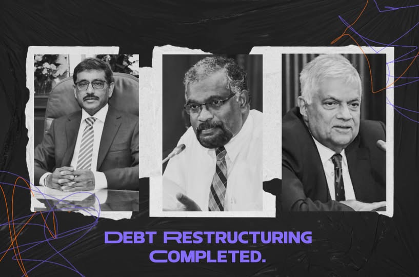 ණය ප්‍රතිව්‍යුහගත කරන ක්‍රියාවලියේ සාර්ථකත්වය පිටුපස සිටි මිනිසුන් තිදෙනා
