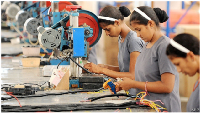 Female participation in India's workforce is rising