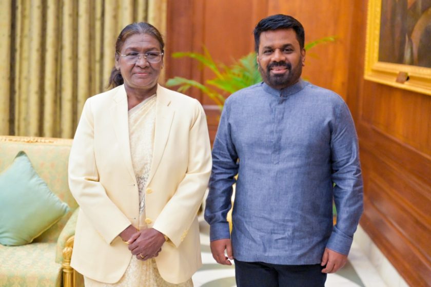ඉන්දු-ලංකා මිතුදම ශක්තිමත් කිරීම ගැන දෙරටේ ජනාධිපතිවරුන් අතර සාකච්ඡා
