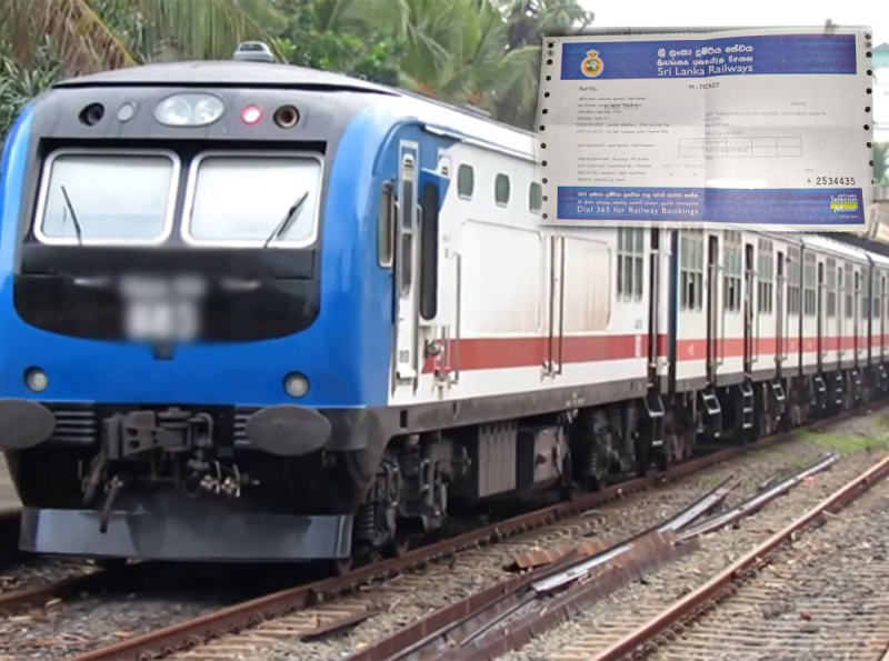 දුම්රිය ආසන වෙන් කිරීමේදී ජාතික හැඳුනුම්පත් අංකය ඇතුළත් කිරීම අනිවාර්යයි.