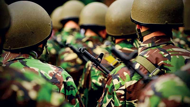 හමුදාවෙන් පැන ගිය පුද්ගලයින් 875ක් අත්අඩංගුවට