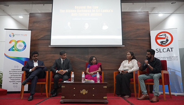 වදහිංසාවට පාත්ර වූවන්ට සහය වීමේ ජාත්යන්තර දිනය සමගාමීව රයිට් ටු ලයිෆ් මානව හිමිකම් මධ්යස්ථානය විසින් පැවැත්වූ සාකච්ඡාව