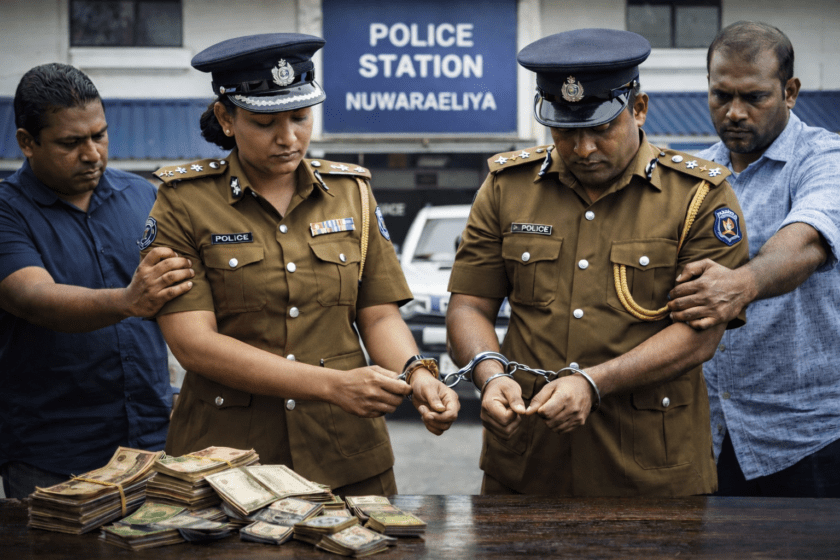 පොලිස් නිලධාරියෙකුගෙන් අල්ලස්ගත් නුවරඑළියේ ASP හා SI අත්අඩංගුවට!