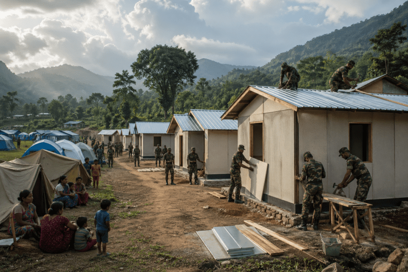 දිට්වා සුළි කුණාටුවෙන් නිවාස අහිමි පවුල් සඳහා අන්තර්කාලීන නිවාස ඉදිකිරීමේ ව්‍යාපෘතියට කැබිනට් අනුමැතිය!